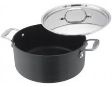 Stellar 6000 Hard Anodised Casserole 24cm (3.7L) Stellar 6000 Hard Anodised Casserole 24cm (3.7L)